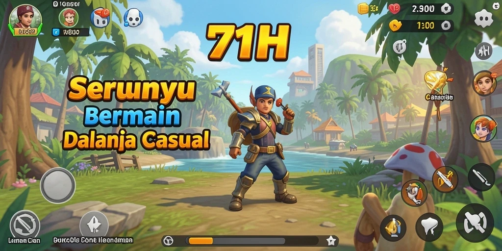 Tampilan menarik dari gameplay 71H yang menggugah selera.