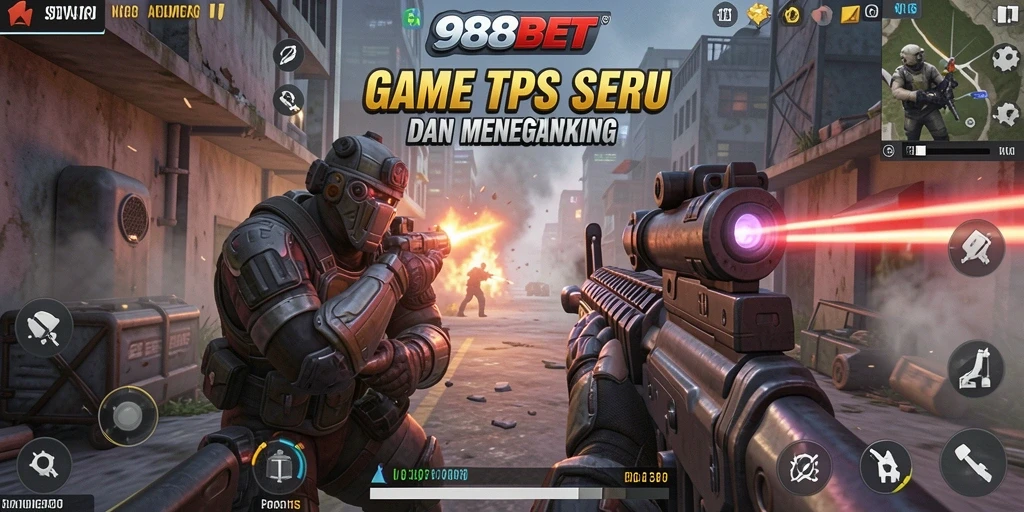 Tampilan gameplay seru dari 988BET dengan aksi tembak-menembak yang mendebarkan.