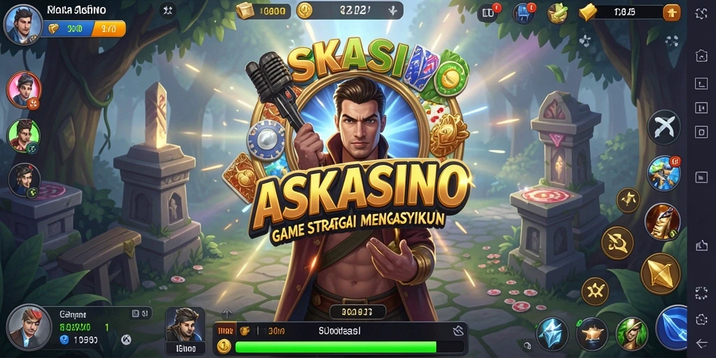 Screenshot menampilkan aksi pertempuran strategi yang mendebarkan.