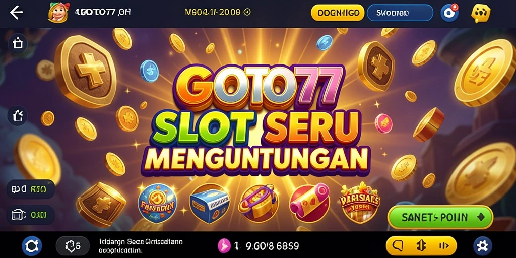 Screenshot GOTO77 menampilkan gameplay slot yang seru.
