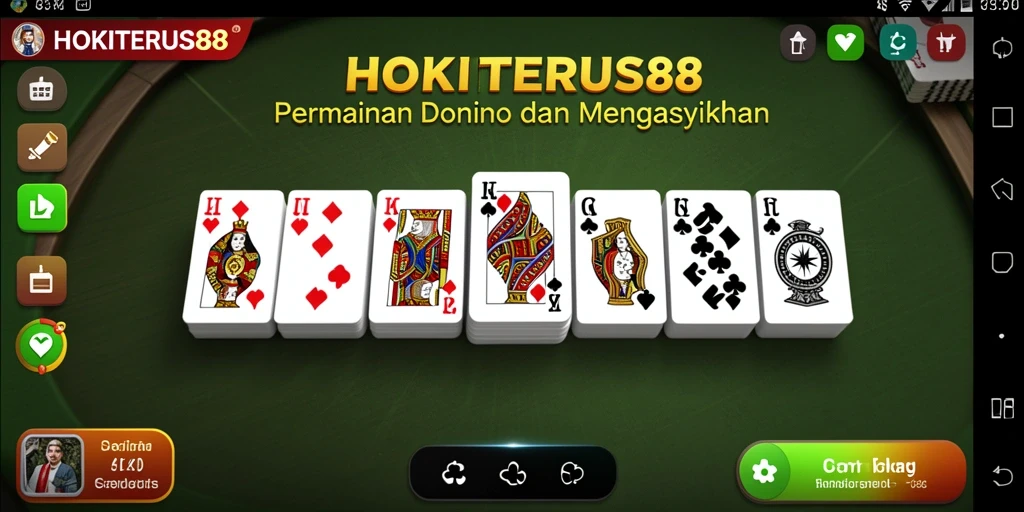 Gameplay HOKITERUS88 yang seru dan menantang dalam permainan Domino.