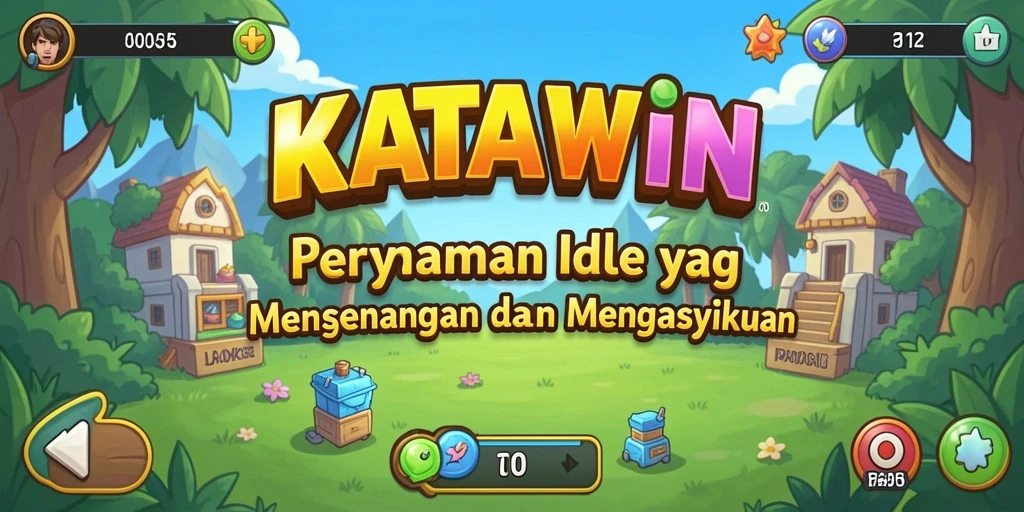 Tampilan gameplay KATAWIN yang menawan dengan mekanisme Idle.
