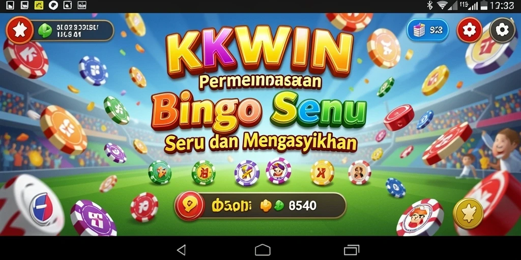 Tangkapan layar permainan Bingo KKWIN yang menarik dan interaktif.