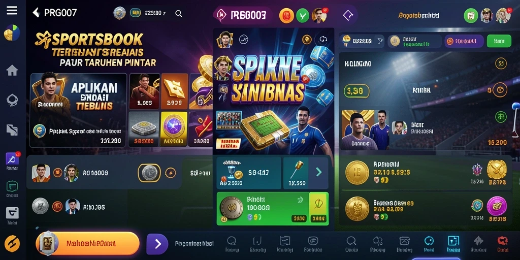 Screenshot PRG007 menunjukkan fitur taruhan langsung yang menarik.