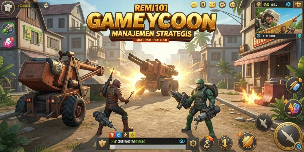 Tampilan gameplay menarik dari REMI101 yang menunjukkan strategi Tycoon.