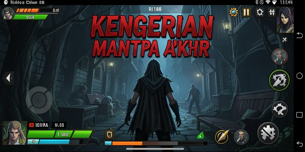 Tangkapan layar menakutkan dari gameplay Horror RI188.